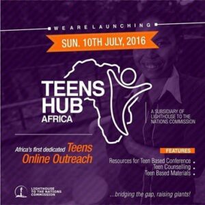 The first time we went public in Teens Hub Africa in 2016.